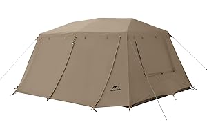 Naturehike Village Instant Tent, 4 Person 8 Person Camping Tent with Full Rainfly, Waterproof Large Cabin Tents for Car Camping