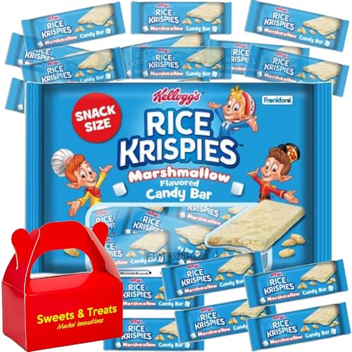 Rice Krispies Marshmallow Candy Bar White Chocolate Individually