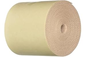 Rolyan Latex-Free Moleskin, 1" x 5 Yards, Beige, Adhseive Backing Moleskin Padding for Use with Splints, Braces, and Casts, Non-Latex Roll of Prewrap, Undercast Wrap for Skin Protection and Support