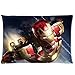 Personalized Pillow Case Iron Man Rectangle Pillow Cases 20X30(One Side Printing)