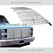 APS 304 Stainless Chrome Billet Grille Compatible with 1981-87 Chevy C K Pickup Suburban Blazer N19-S20058C