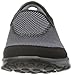Skechers Performance Women's Go Walk Rival Slip-On Walking Shoe,Black/Grey,6 M US