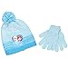 Disney Frozen Elsa and Anna Girls Beanie Hat and Gloves Set