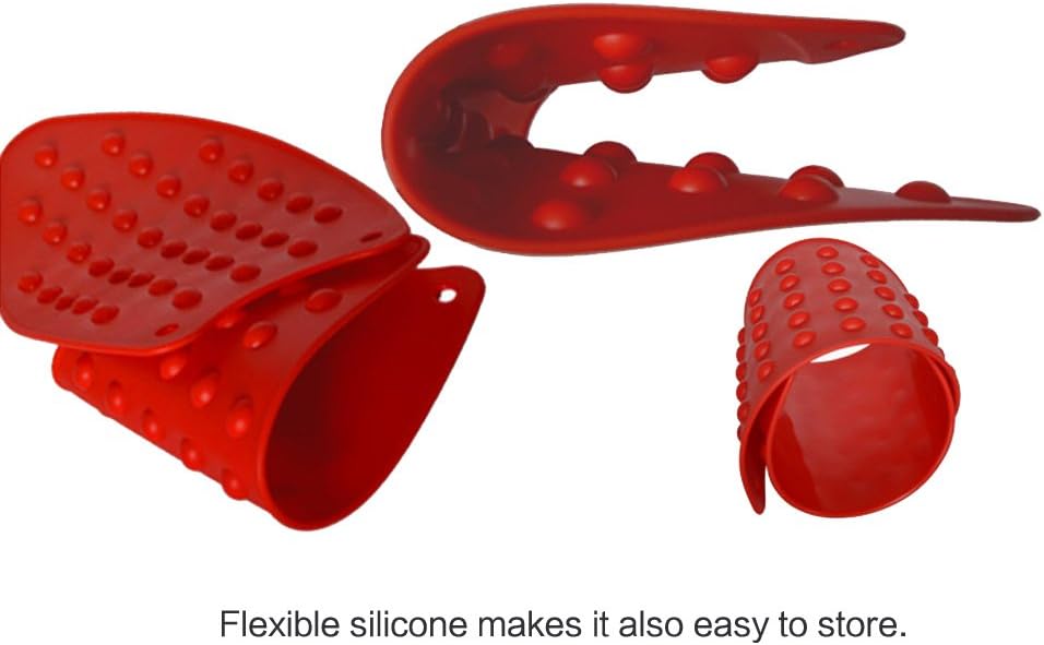 Tangser Multipurpose Silicone Iron Rest Pad for Ironing Board Hot Resistant Mat,Silicone Heat Resistant Iron Rest Pad (Red): Home & Kitchen