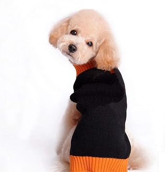 Amazon ペット犬ニットセーターテディゴールデンレトリーバー中小犬ハロウィーンカボチャペットセーター秋と冬服 2ピース Xxs Xiangen コート ジャケット 通販