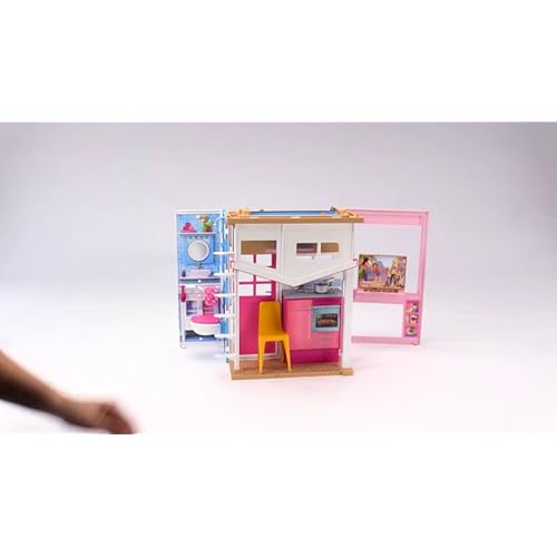 barbie 2 story house with furniture and accessories