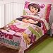 Dora The Explorer Pets Toddler Bed Set, Pink