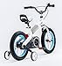 RoyalBaby Boys Girls Kids Bike 14 Inch Buttons Bicycles with Training Wheels Child Bicycle Blue