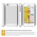 iPhone SE case, elago® [Outift][White/Silver] - [Premium Hybrid Construction][Aluminum][Spark Design Award] - for iPhone SE/5/5S