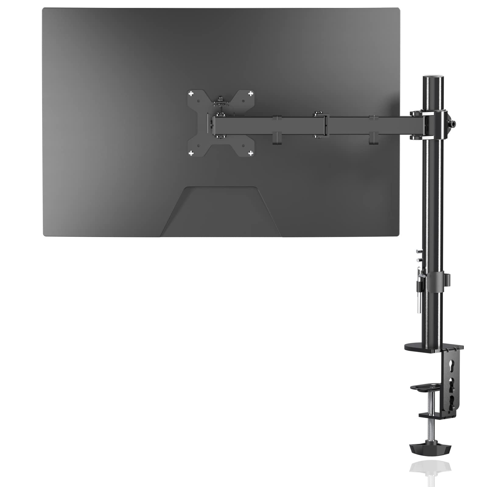 Suptek Single Monitor Arm Desk Mount for 13-32 inch LCD LED Screens, PC Screen Stand for Desk up to 10kg, VESA 75/100mm Monitor Stands