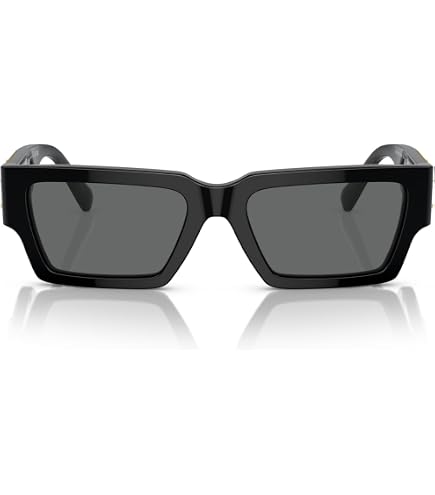 Versace VE 4496U GB1/87 Black Plastic Square Sunglasses Grey  display picture 3