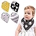 Bandana Bibs for Babies and Toddlers, Unique Infant Gift, Unisex, Extra Absorbent, Adjustable, By Ikkletots.