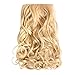 7Pcs 16 Clips 20-24 Inch Thick Double Weft Full Head Clip in Hair Extensions Curly Straight Wavy Hairpiece 8 colors (20