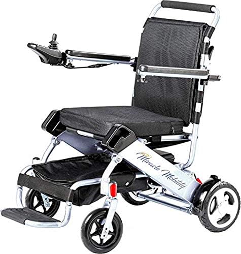 LYDB Dynamic Folding Mobile Wheelchair With Two 180w Motors And 24v 240wh Lithium-ion Battery,Black
