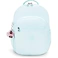 Kipling Seoul Extra Large Metallic 17" Laptop Backpack Blue Sky Met