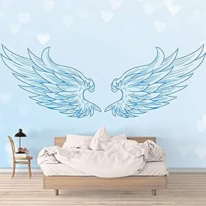 Wall Murals for Bedroom Beautiful Pictures Collection Panda Wings Removable Wallpaper Peel and Stick Wall Stickers - 66x96 inches