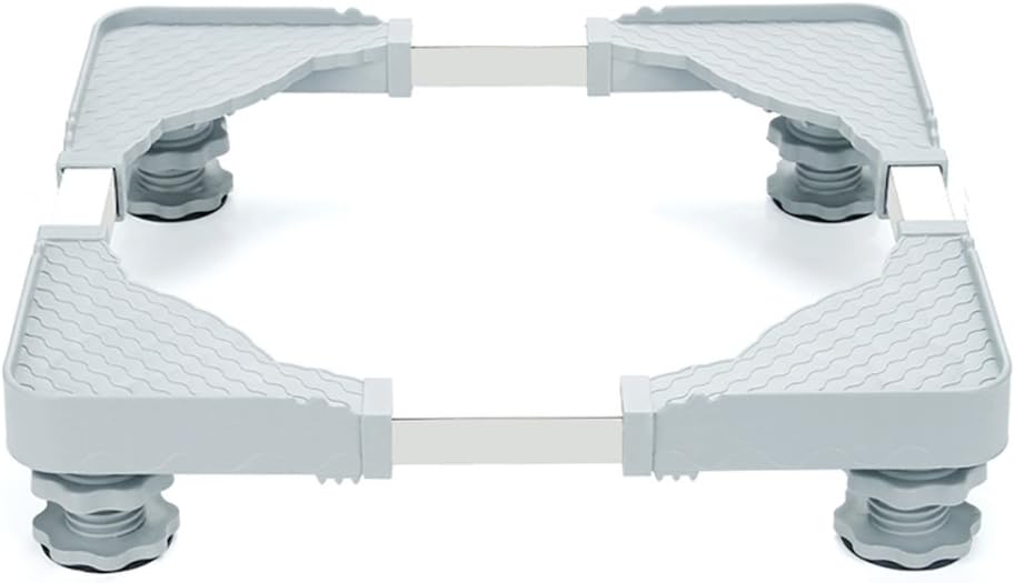 QFFL tray Stainless Steel 2-cylinder Washing Machine Base/Moveable Appliances Bracket/Refrigerator Heighten Frame (2 Electric dedicated base (Color : A)