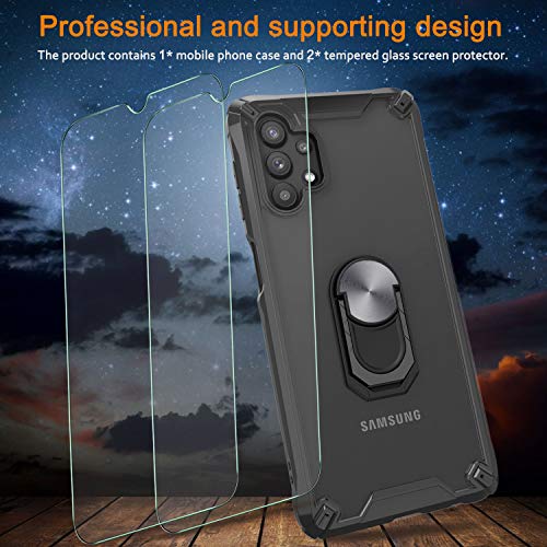 QHOHQ Case for Samsung Galaxy A32 5G (Not fit A32 4G) with 2 Pack