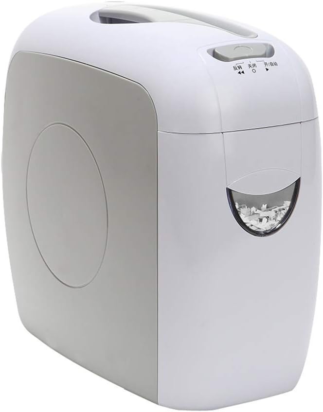 ZLDQBH High Security Super Micro-Cut Centralized Office Paper Shredder Continuous Operation, (Color : White, Size : 32 19 34cm)