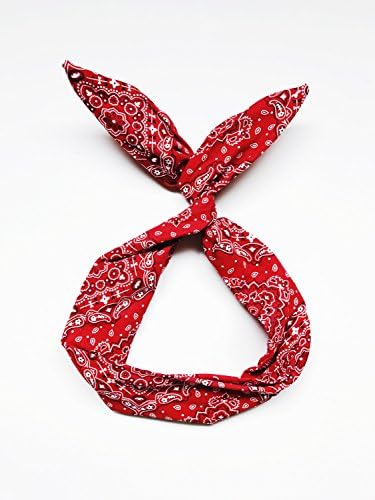 Red Bandana Wire Headband Buy 1 get free