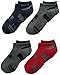 Under Armour Boys HeatGear No Show Socks, Rocket Red/Assorted, Large