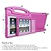 HDE Case for iPad 2 3 4 Kids Shockproof bumper Hard Cover Handle Stand with Built in Screen Protector for Apple iPad 2nd 3rd 4th Generation (Pink)