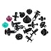 Auto Fasteners Retainers Rivet Clips - 299 PCS Car Push Pins Assortment Bumper Door Panel Trim Clips Kit,18 Most Popular Sizes for BMW, Toyota, Honda, Nissan, Subaru, Mazda, Audi, Benz (299)