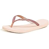 Havaianas womens Women's Slim Glitter Flip Flop Sandal