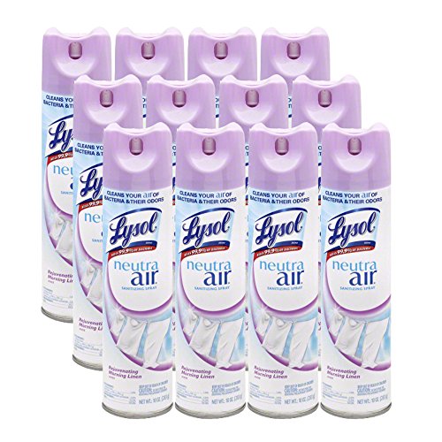 Lysol Neutra Air Sanitizing Spray, Morning Linen, 120oz