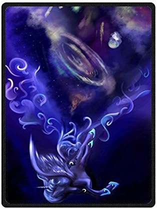 Little Pig Luo Soft Princess Luna my little pony cartoon fleece blanket Custom Blanket throw blanket 40 x 50 inch Fleece Blankets