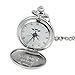 Powshop Fullmetal Alchemist Anime Pocket Watch with Necklace & Ring Anime Pocket Watches for Cosplay Gift