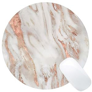 Marble Pattern Round Mouse Pad 1pc