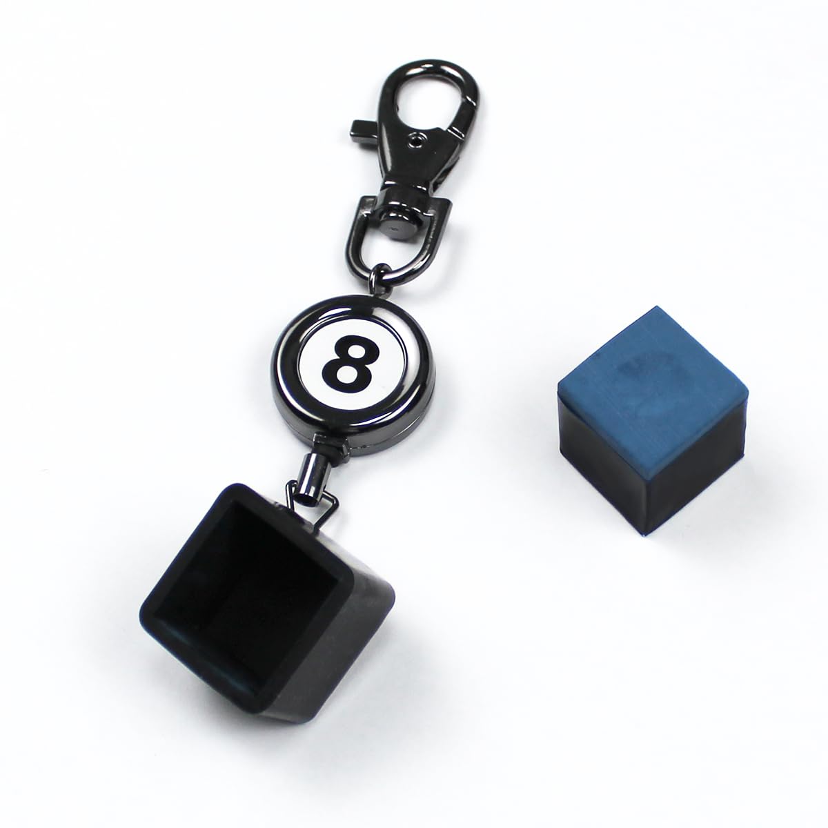 PolyMath Snooker Chalk Holder Pen Table Chalk Magnetic Pool Cue Chalk Holder Stainless Steel Billiard Chalk Holders for Cue Sports Accessories Billiard Accessories