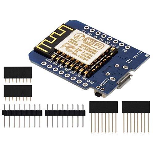 IZOKEE D1 Mini NodeMcu Lua 4M Bytes WLAN WiFi Internet Development Board Base on ESP8266 ESP-12F for Arduino, 100% Compatible with WeMos D1 Mini (Pack of 3)