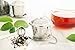 Large Tea Infuser (Set of 2) with Tea Scoop and Drip Trays by Apace – Multi Cup Size Stainless Steel Loose Leaf Tea Strainer and Steeper