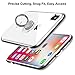 Vofolen Clear Cover for iPhone XS Max Case Ring Holder Kickstand Rotational Clip Holster Tough Bumper Armor Flexible Soft TPU Rubber Slim Protective Shell Translucent Thin Case for iPhone XS Max White