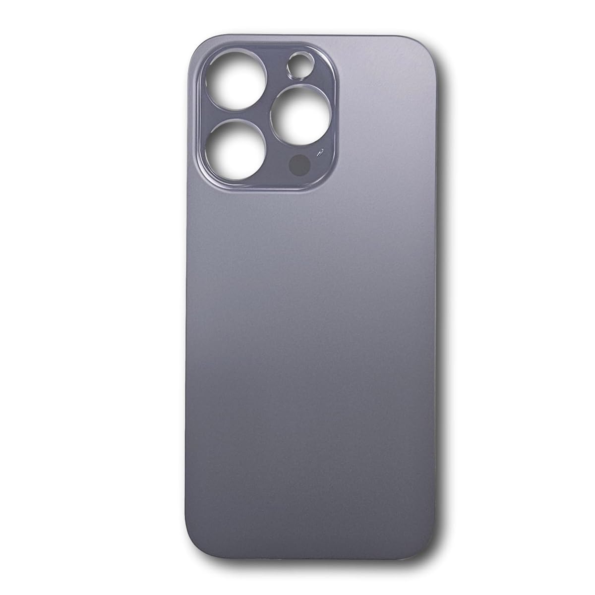 Smartex® Back Cover Glass Rear Housing Replacement compatibile with iPhone 14 Pro | NO LOGO (Purple)