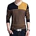 Womleys Mens Casual V Neck Flexible Knit Pullover Sweater Cotton Knitwear (Asian 3XL (US Large), Yellow)