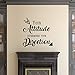 Your Attitude Determines Your Direction - Inspirational Quote - Wall Art Decal - 23