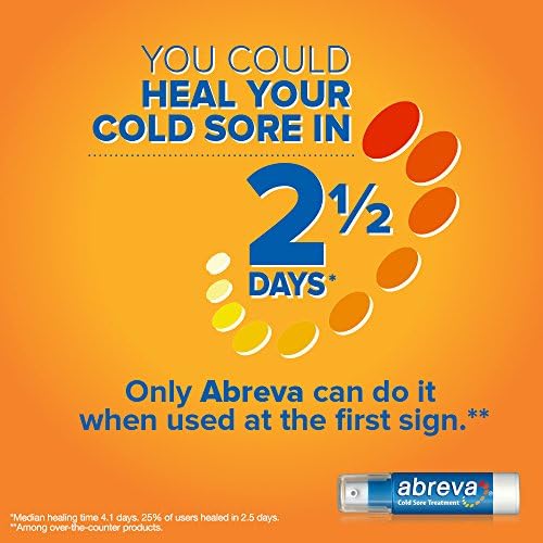 Abreva Cold Sore Fever Blister Treatment 0 07 Oz One Pack