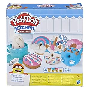 Play-Doh Kitchen Creations Delightful Donuts Set with 4 Colours