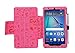 i-UniK Huawei MediaPad T3 7 Compatible Slim Folio Kickstand Tablet Case [Bonus Stylus] (Cute Pink)