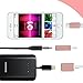 8-Pin Lightning to 3.5mm Headphone Adapter, Lightning to 3.5mm Audio Jack Adapter and Lightning Charging Port for iPhone 7, iPhone 7 Plus (Rose Gold)