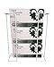 KingSeal Wall Mounted Wire Rack Disposable Glove Box Holder, Large, Triple
