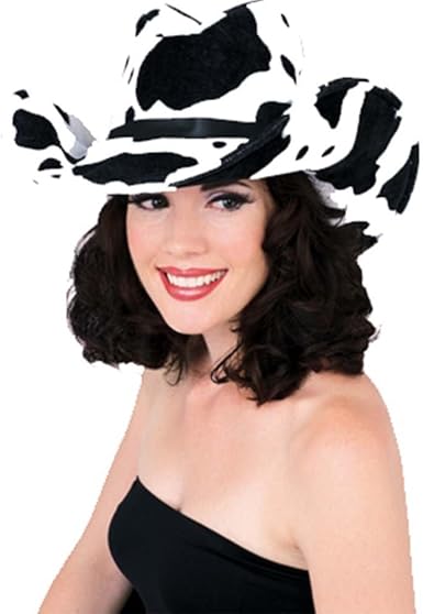 cow print cowboy hat
