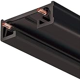 Juno Lighting R4BL LED Surface Trac Section Trac-Lites, 44-Inch, Black