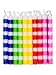 Creative Converting BB102836 Striped Birthday Candles, Multicolor. - 20-Pack