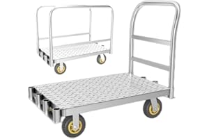 LIBEROLL Folding Platform cart Dolly cart Push Cart Dolly Moving Platform (2000LBS 2IN1 (36X24 INCH))