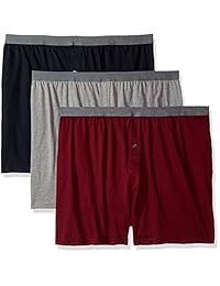Fruit of the Loom Solid Knit Boxers 3-Pack (Colors and patterns may vary)