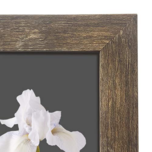 CKCY 5X7 Picture Frames, Rustic Poster Frames 5 x 7, Photo Frame with HD Plexiglass Front and Vintage Brown Frame, 5 by 7 Decorate Hunging Frame for Wall & Table, 4 Pack